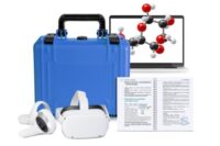 EduLabVR Wirtualne Laboratoria Przyrodnicze biologia, geografia, fizyka, chemia - zestaw z goglami